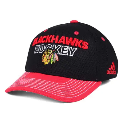 Chicago Blackhawks čiapka baseballová šiltovka adidas NHL Locker Room Structured Flex Cap