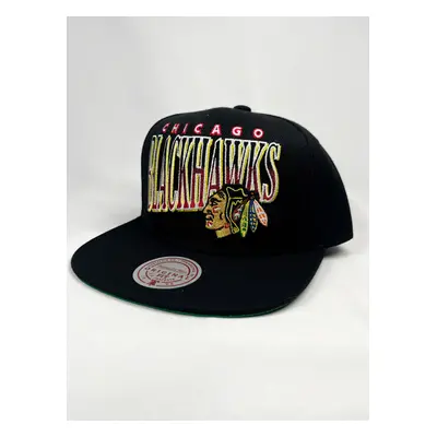 Chicago Blackhawks čiapka flat šiltovka Line Work Snapback