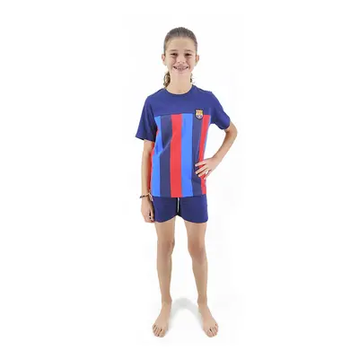 FC Barcelona detské pyžamo Short Stripes