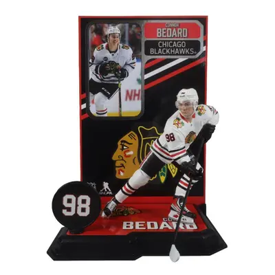 Chicago Blackhawks figúrka Connor Bedard #98 Figure SportsPicks 2023/2024 Season Away Jersey