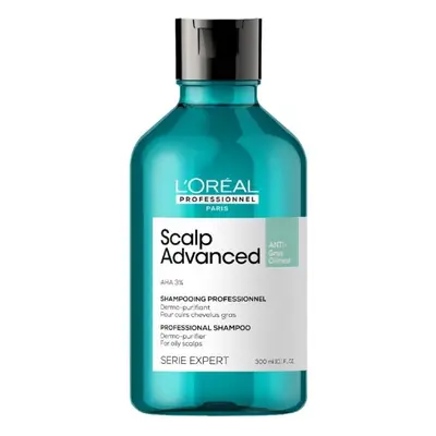 L&#039;Oréal Scalp Advanced Anti-Gras Oiliness Shampoo - šampón na mastné vlasy, 300 ml