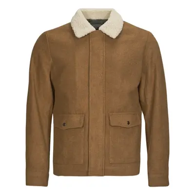 Jack & Jones JJZAC WOOL JACKET Bundy Hnedá