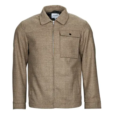 Jack & Jones JJJOHNSON WOOL JACKET Kabáty Béžová