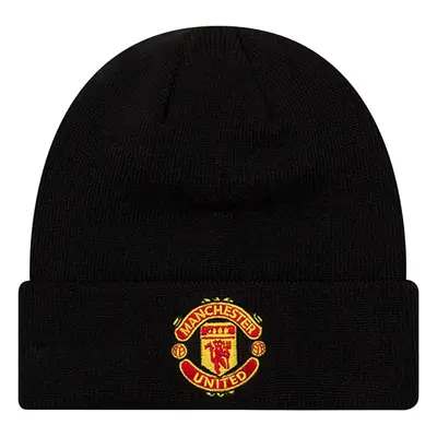 New-Era Core Cuff Beanie Manchester United FC Hat Čiapky Čierna