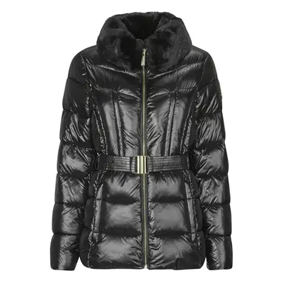 MICHAEL Michael Kors PACKABLE JACKET W FX FUR TRIM Bundy Čierna