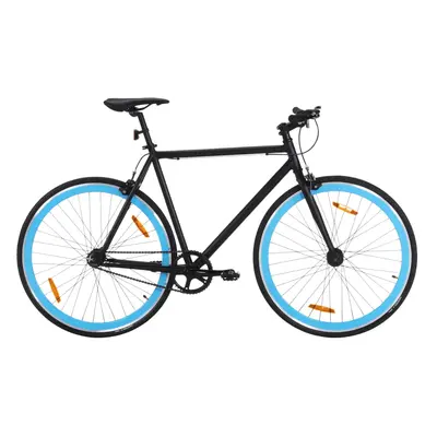 vidaXL Bicykel s pevným prevodom čierno-modrý 700c cm