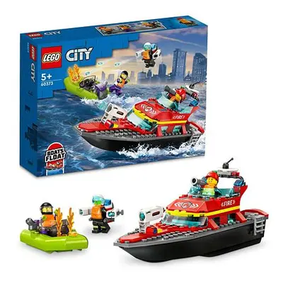 LEGO® City 60373 Hasičská záchranná loď a čln