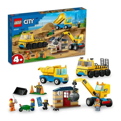 LEGO City 60391 Vozidlá zo stavby a demolačné gule