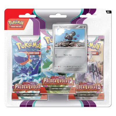 Pokémon TCG: SV02 Paldea Evolved - 3 Blister Booster