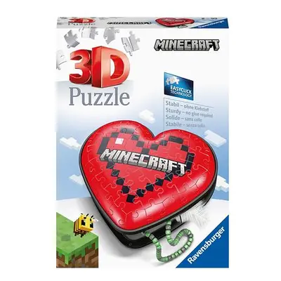 Ravensburger Srdce Minecraft 3D puzzle 54 dielikov