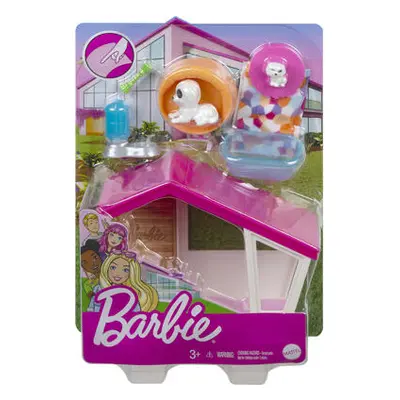 Mattel Barbie Mini herný set s maznáčikom, asst