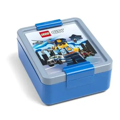 LEGO City box na desiatu - modrá