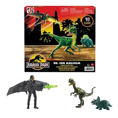 Mattel Jurassic World Ian Malcolm s dinosaurami a doplnkami