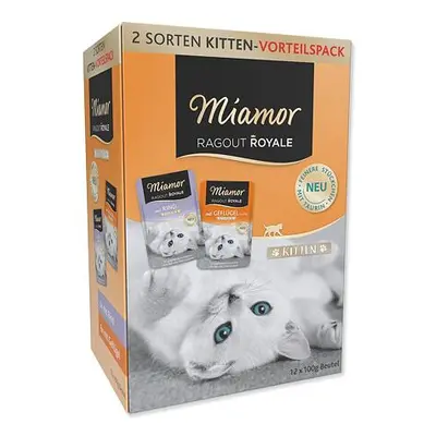 Kapsičky MIAMOR Ragout Royale Kitten v želé multipack 1200 g