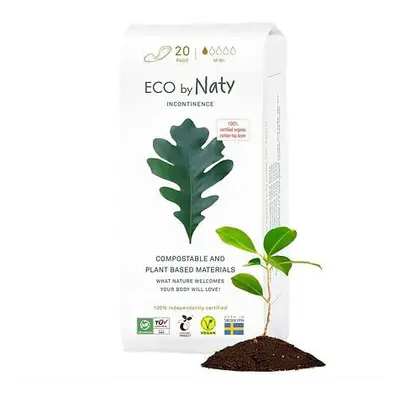 Dámske ECO inkontinenčné vložky Naty - mini (20 ks)