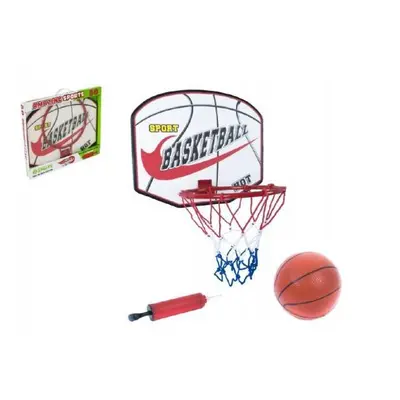 Basketbalový kôš + lopta s pumpičkou 49,5x41,5x4cm