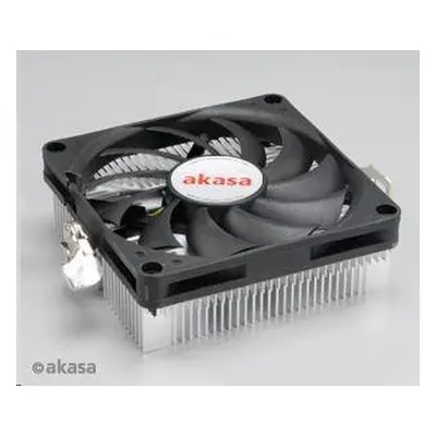 AKASA CPU chladič AK-CC1101EP02 pre AMD socket 754, 979, AMx, 80mm PWM ventilátor, pre mini ITX 