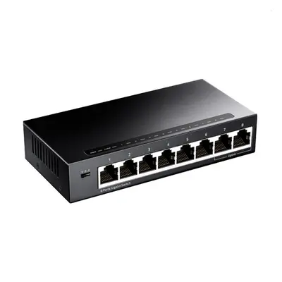 Cudy 8-Port Gigabit Metal Switch, 10/100/1000M RJ45 Ports, Desktop Metal Case, Power Saving, Plu