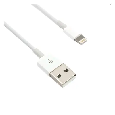 Kabel C-TECH USB 2.0 Lightning (IP5 a vyšší) nabíjací a synchronizační kabel, 1m, biely