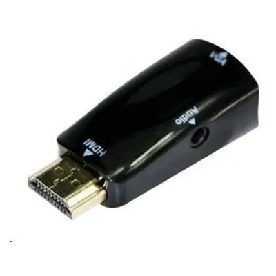 GEMBIRD Redukcia HDMI - VGA+Audio (M/F, čierna)