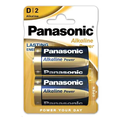 PANASONIC Alkalické baterie Alkaline Power LR20APB/2BP D 1,5V (Blistr 2ks)