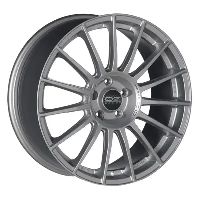 OZ RACING Superturismo LM MS hliníkové disky 7,5x17 5x112 ET35 MATT RACE SILVER BLACK LETTERING