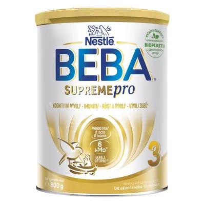 NESTLÉ BEBA SUPREMEpre dojčenské mlieko od ukončeného 12. mesiaca 6HMO g