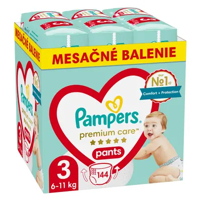 PAMPERS Premium Care Pants Plienkové Nohavičky