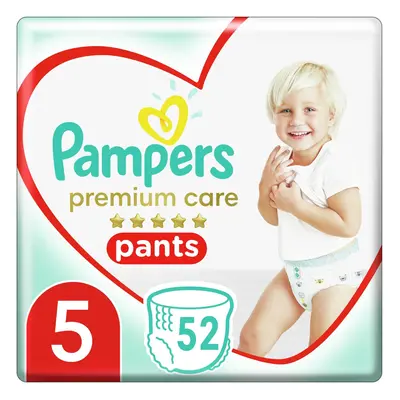 PAMPERS Premium Care Pants Pienkové nohavičky