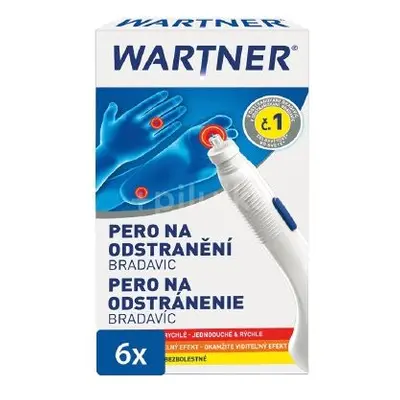 WARTNER Pero na odstránenie bradavíc