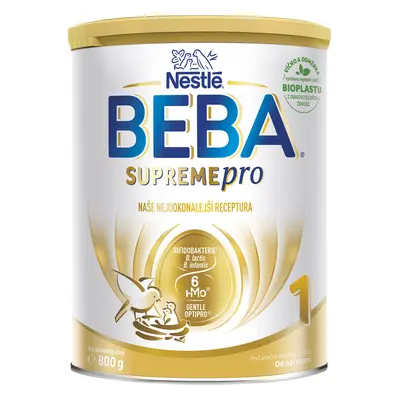 NESTLÉ BEBA SUPREMEpre počiatočné dojčenské mlieko od narodenia 6HMO g