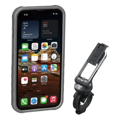 TOPEAK obal RIDECASE pre iPhone 13 čierna/sivá