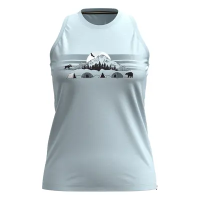 Smartwool W MOUNTAIN MOONLIGHT GRAPHIC TANK winter sky heather