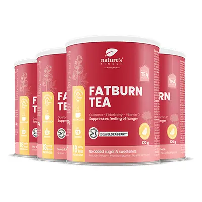 100% Organický Čaj na Chudnutie | x FatBurn Tea with ProElderberry™ | Pestrec Mariánsky a Valeri