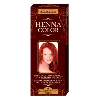 Venita Henna Color farbiaci balzam na vlasy 6 Tycián 75 ml