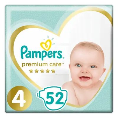 Pampers Premium Care S4 9-14 kg 52 ks