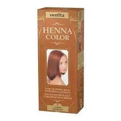 Venita Henna Color farbiaci balzam na vlasy 7 Medený 75 ml