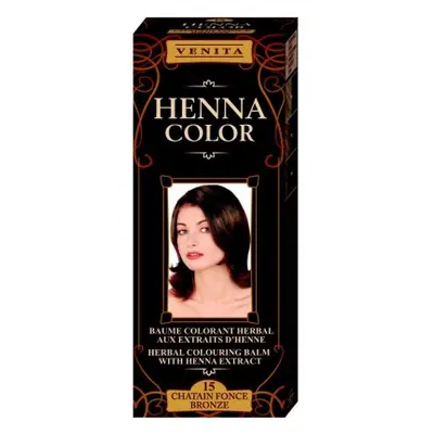 Venita Henna Color farbiaci balzam na vlasy 15 Bronzový 75 ml