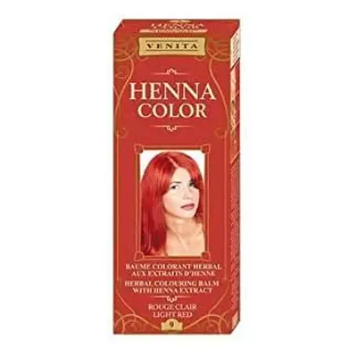 Venita Henna Color farbiaci balzam na vlasy 9 Jasne červený 75 ml