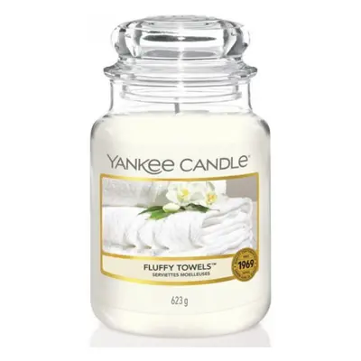 Yankee Candle Massachusetts USA Vonná sviečka Yankee Candle Fluffy Towels Classic Veľký 623g