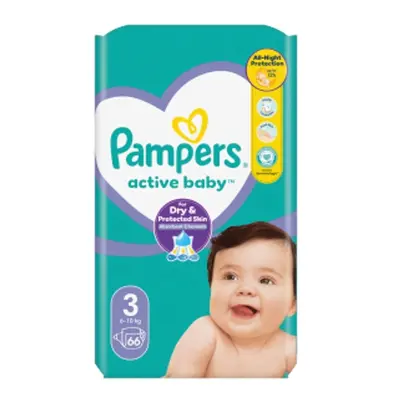 Pampers Active Baby Maxi Pack vel.3 66ks