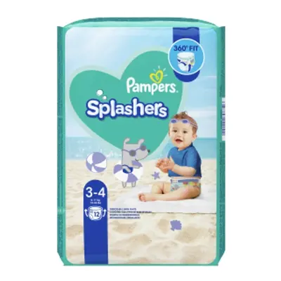 Pampers nohavičkové plienky Splashers Carry Pack Baby Shark vel.3 12ks