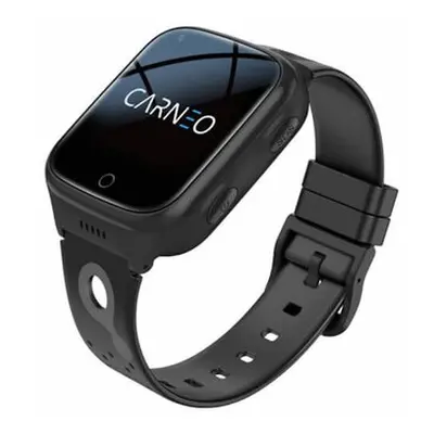 CARNEO GuardKid+ 4G Platinum, Čierne - Smart detske hodinky s GPS a 4G