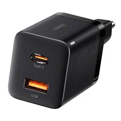 Baseus CCSUPP-E01 Super Si Quick Nabíječka USB + USB-C 30W Black