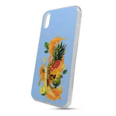 Puzdro Fruit TPU iPhone XR - modré