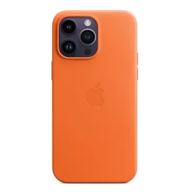 Puzdro Apple Magsafe MPPR3ZM/A iPhone 14 Pro Max, kožené - Orange