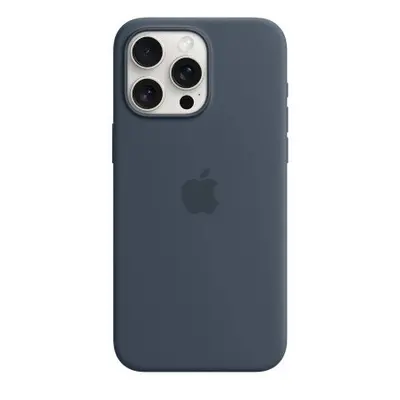 MT1P3ZM/A Apple Silikonový Kryt vč. Magsafe pro iPhone 15 Pro Max Storm Blue