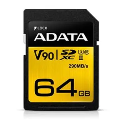 SDXC karta A-DATA 64GB Premier ONE UHS-II class 10 Ultra High Speed