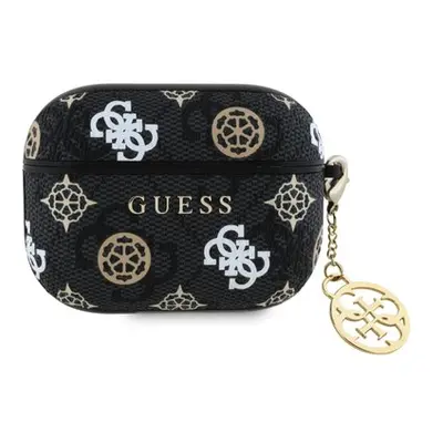 Guess PU 4G Peony Charm Pouzdro pro AirPods Pro Black