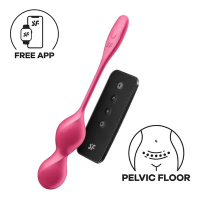 Satisfyer Love Birds Venušine guličky 1 ružové, smart vibračné Venušine guličky